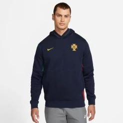 Nike Portugal Hoodie Fleece Travel - Navy/Rot/Gelb