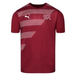 Puma Schweiz Training T-Shirt Stadium - Rot/Weiß