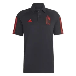 ADIDAS Belgien Polo Tiro 23 2022/23 - Schwarz/Rot