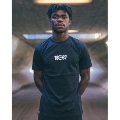 Hummel Odense Boldklub T-Shirt 1887 Club Logo - Schwarz Kinder