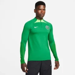 Nike Nigeria Trainingsshirt Dri-FIT Strike Drill - Grün/Grün/Weiß