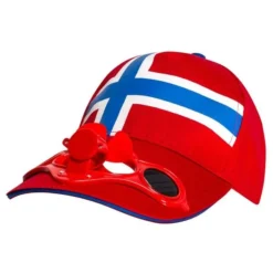 MERCHANDISE Norwegen Cap - Rot/Blau