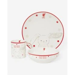Liverpool FC Liverpool Baby's First Dinnerware Set - Weiß/Rot