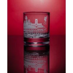 Liverpool FC Liverpool Whiskey Glas Skyline - Grau