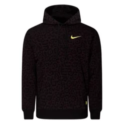 Nike Brazil Hoodie NSW Club Fleece - Bordeaux/Schwarz/Gelb