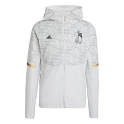 ADIDAS Belgien Hoodie Travel Designed For Gameday 2022/23 - Weiß