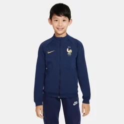Nike Frankreich Trainingsjacke Academy Pro Anthem 2022/23 - Navy/Gold Kinder