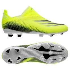 Adidas X Ghosted + FG/AG Superlative - Gelb/Schwarz/Blau Kinder