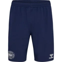 Hummel Dänemark Trainingsshorts Travel Woven - Navy/Weiß Kinder