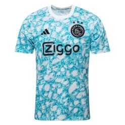 ADIDAS Ajax Training T-Shirt Pre Match - Türkis/Weiß
