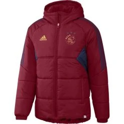 ADIDAS Ajax Winterjacke - Rot/Navy