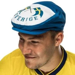 Alseca Schweden Sixpence Hat - Blau/Weiß