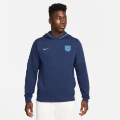 Nike England Hoodie Fleece Travel - Blau/Blau