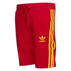 Adidas Originals Sweatshorts 3-Stripes Spanien - Rot Kinder