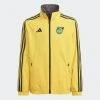 ADIDAS Jamaika Wendbare Trainingsjacke Anthem - Gelb/Schwarz Kinder