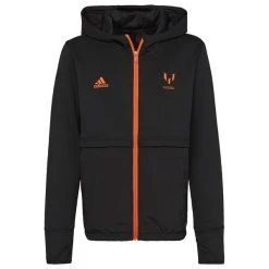 Adidas Hoodie Messi - Schwarz/Orange Kinder