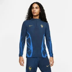 Nike Frankreich Trainingsshirt Dri-FIT ADV Strike Elite 2022/23 - Navy/Blau/Gold