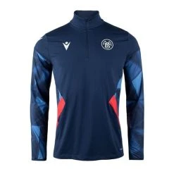 MACRON AaB Trainingsshirt 1/4 Reißverschluss - Navy/Blau/Rot Kinder