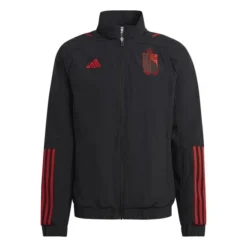 ADIDAS Belgien Jacke Travel 2022/23 - Schwarz/Rot