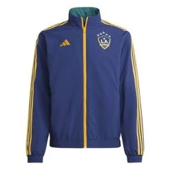 ADIDAS LA Galaxy Jacke Anthem Wendbare - Navy/Gelb