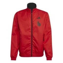 ADIDAS Belgien Wendbare Trainingsjacke Anthem 2022/23 - Rot/Schwarz
