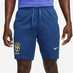Nike Brazil Trainingsshorts Dri-FIT Travel 2022/23 - Navy/Green Spark/Gelb