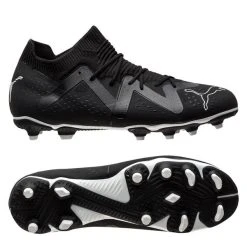 PUMA Future Match FG/AG Eclipse - Schwarz/Weiß Kinder