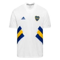 ADIDAS Boca Juniors Trikot Retro Icon - Weiß/Blau/Gelb