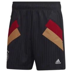 ADIDAS DFB Deutschland Shorts Icon - Schwarz/Weiß/Rot/Gelb