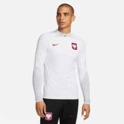 Nike Polen Trainingsshirt Dri-FIT Strike Drill 2022/23 - Weiß/Grau/Rot